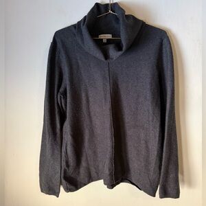 Calvin Klein Women’s Charcoal Cowl Neck Sweater Size L